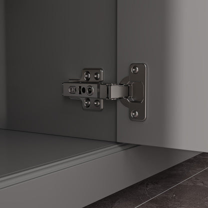 Credenza da 59,1'', bianca, moderna, contemporanea, laccata