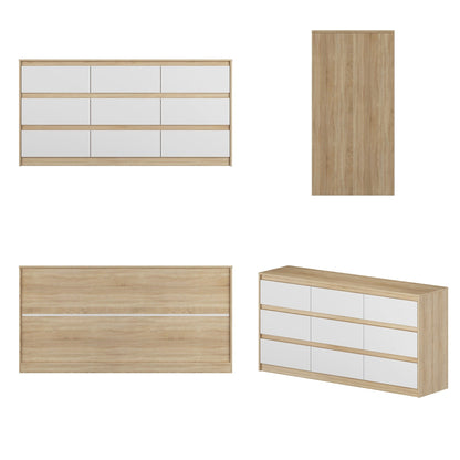 Cassettiera con 9 cassetti da 63 W, cassettiera decorativa per soggiorno, camera da letto