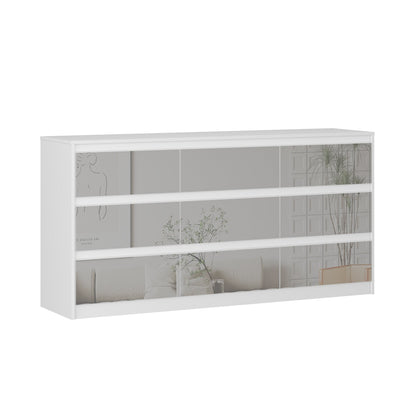 Cassettiera con 9 cassetti da 63 W, cassettiera decorativa per soggiorno, camera da letto