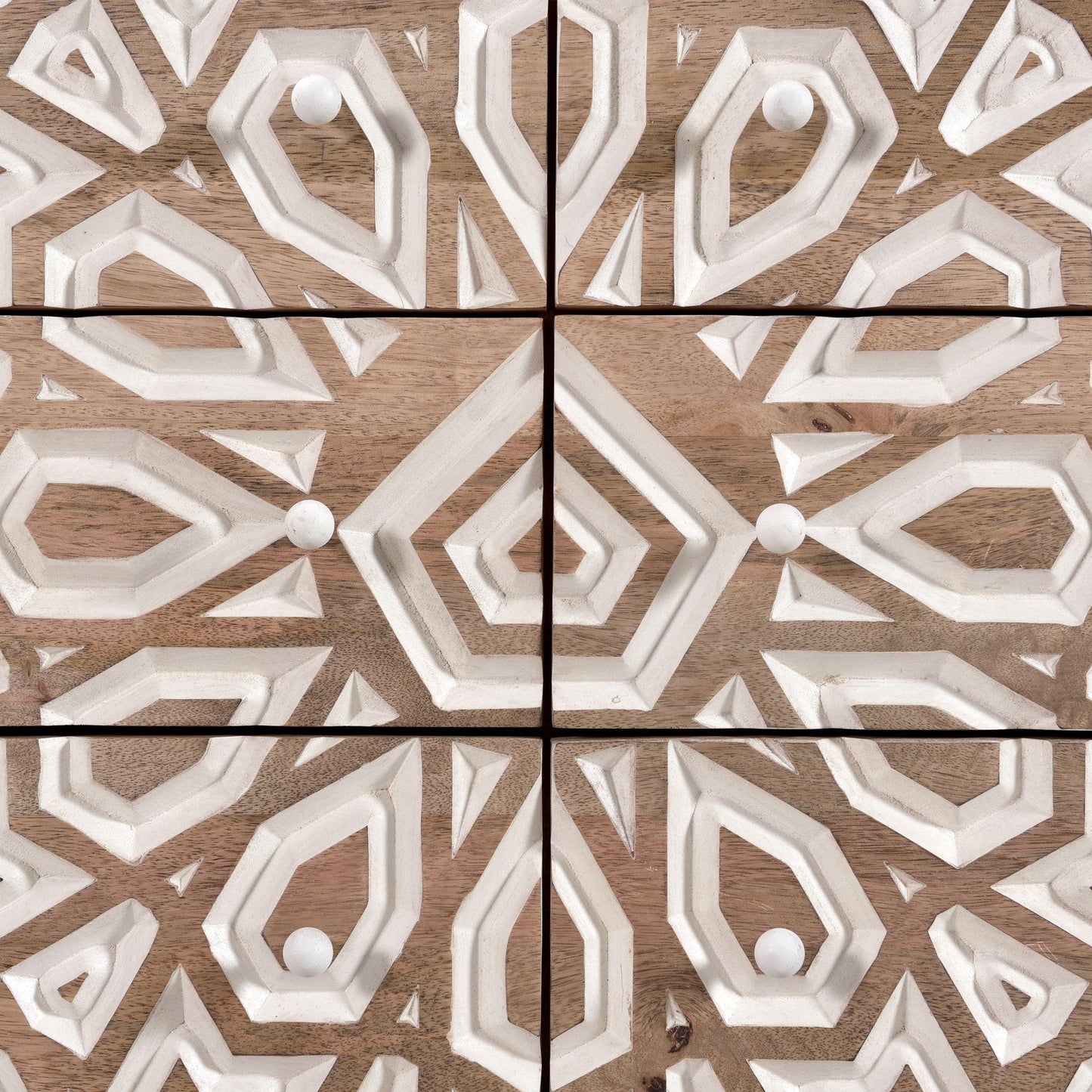 Comò Indy Boho bianco naturale