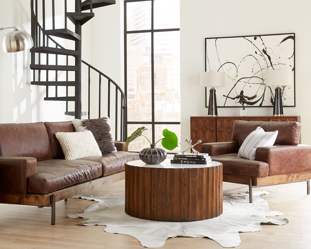 Poltrona Portofino Industrial Brown