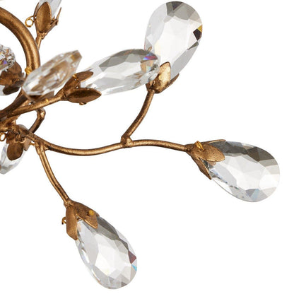 Lampada da soffitto semi-incassata a 5 luci Crystal Buds