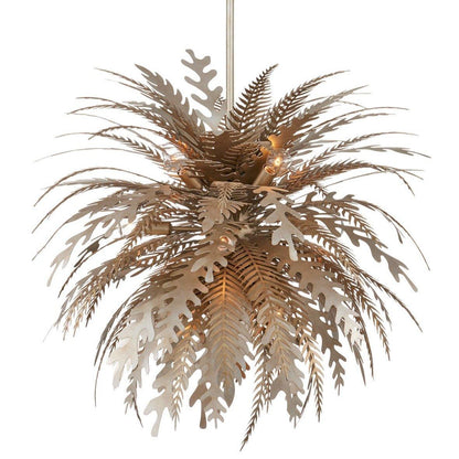 Lampadario Bouquet Metal Leaves a 12 luci