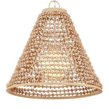 Ciondolo a pendolo con perline di cocco