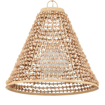 Ciondolo a pendolo con perline di cocco