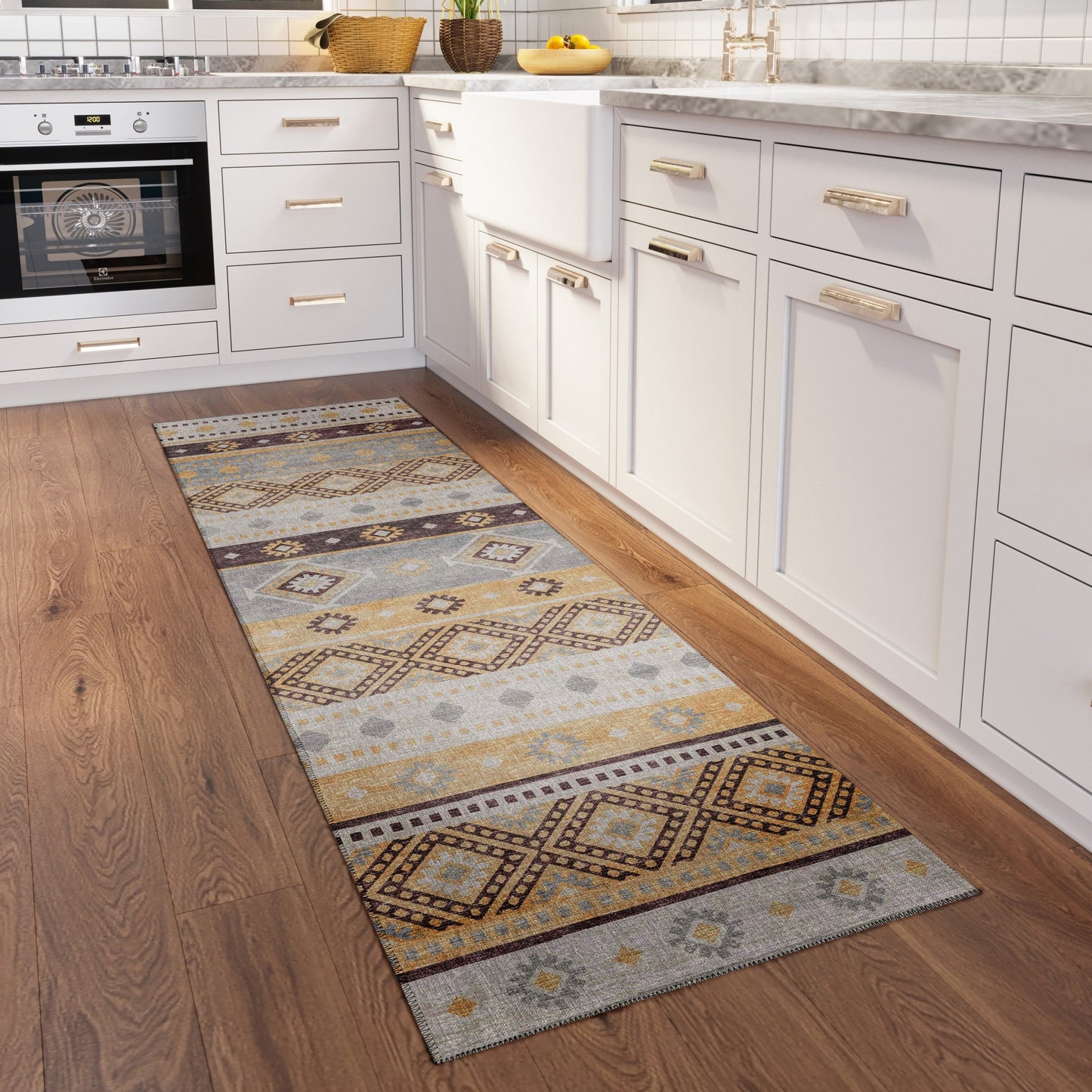 Tappeto lavabile Addison per interni/esterni Yuma Southwest Boho