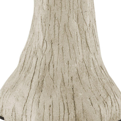 Tavolino decorativo con design ad albero invecchiato