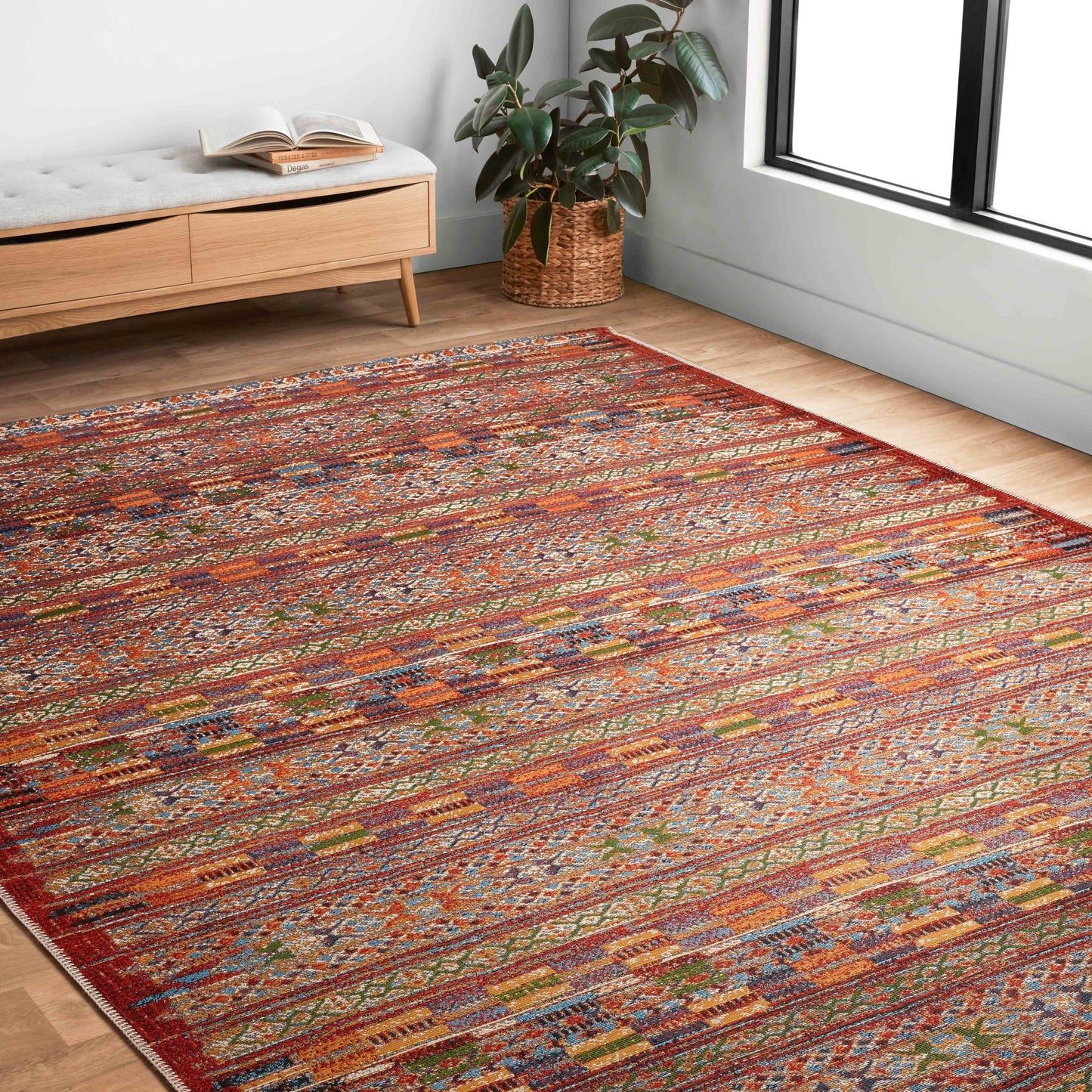 Tappeto per interni/esterni Armanda Modern Tribal di Alexander Home