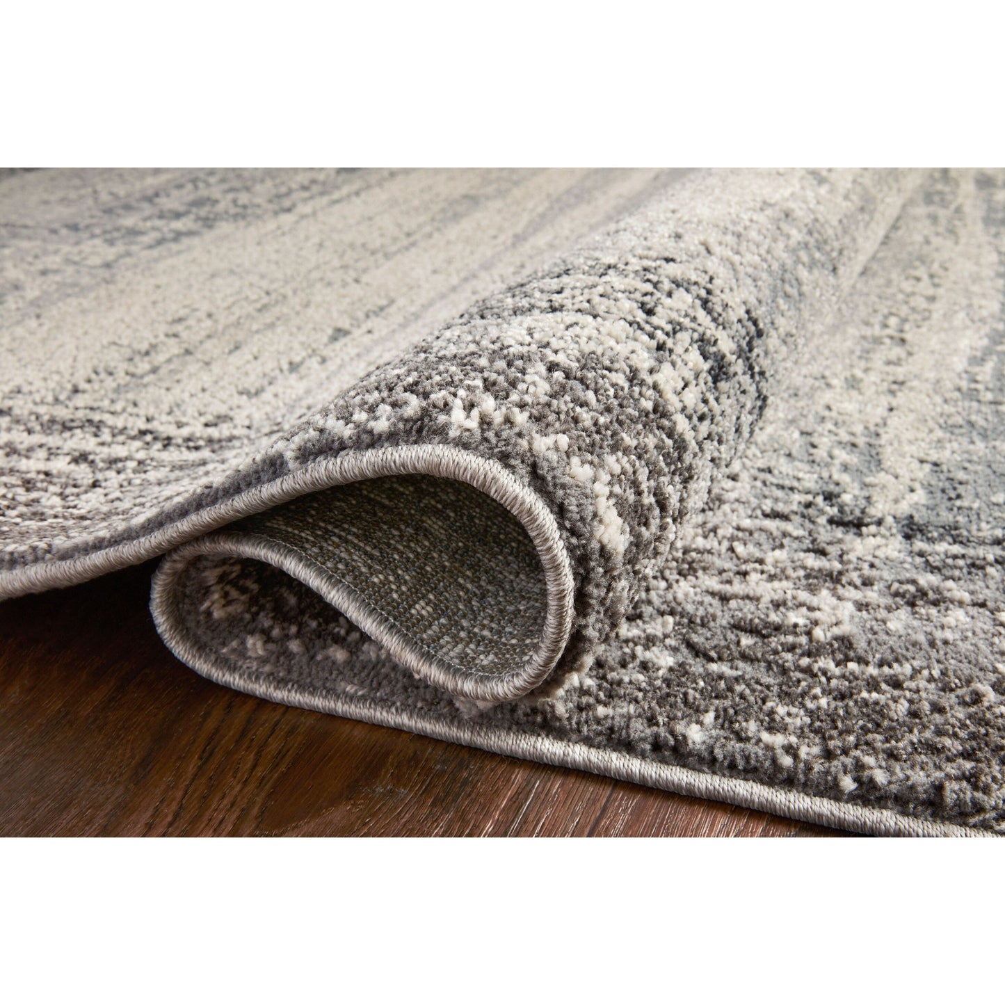 Tappeto moderno con bordo astratto Grant di Alexander Home