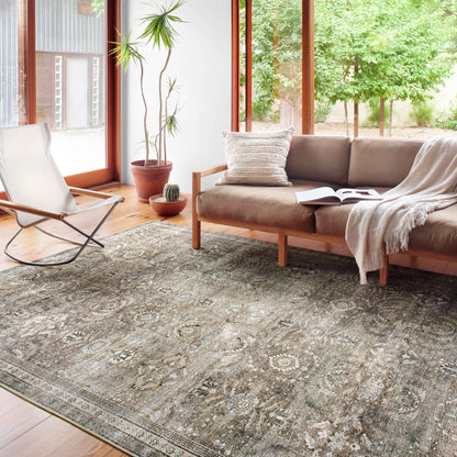 Tappeto stampato vintage effetto anticato Isabelle di Alexander Home