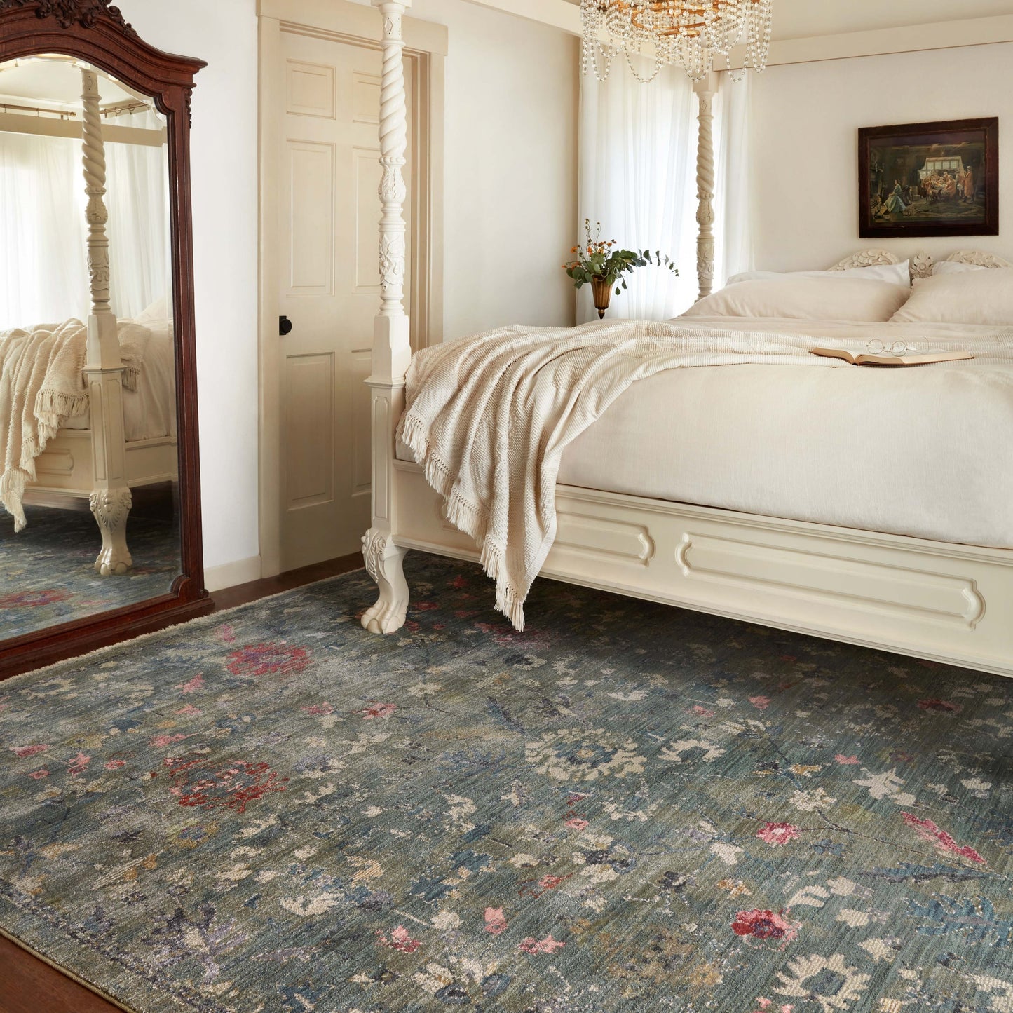 Tappeto vintage in stile boho vintage di Alexander Home Jewel