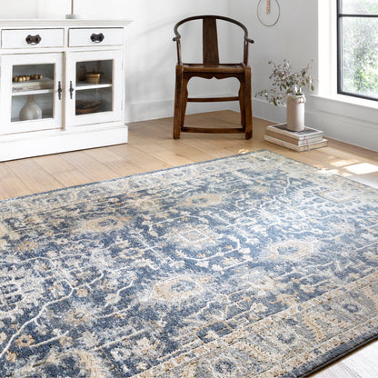 Tappeto tradizionale ornamentale in ferro battuto Josefina di Alexander Home