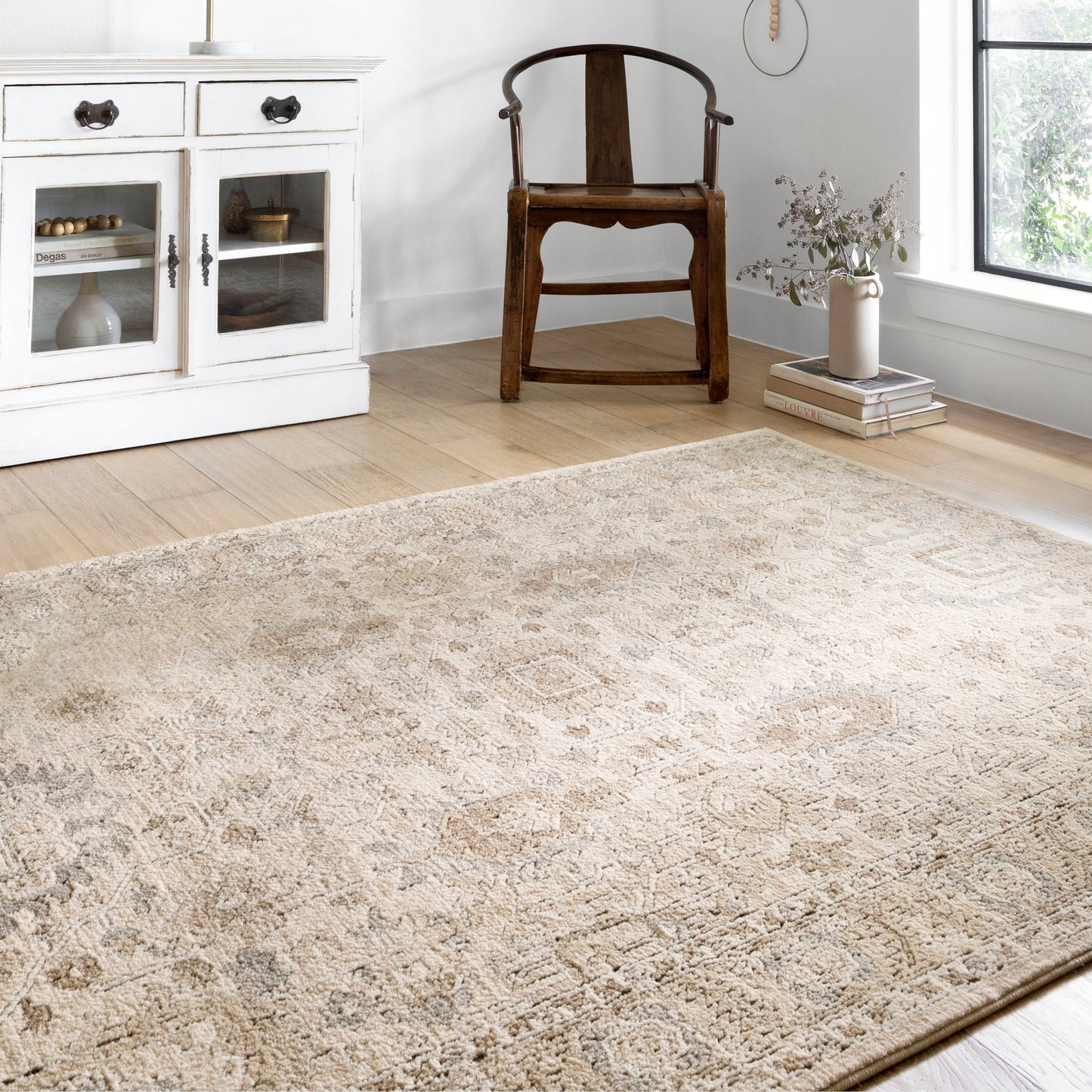 Tappeto tradizionale ornamentale in ferro battuto Josefina di Alexander Home