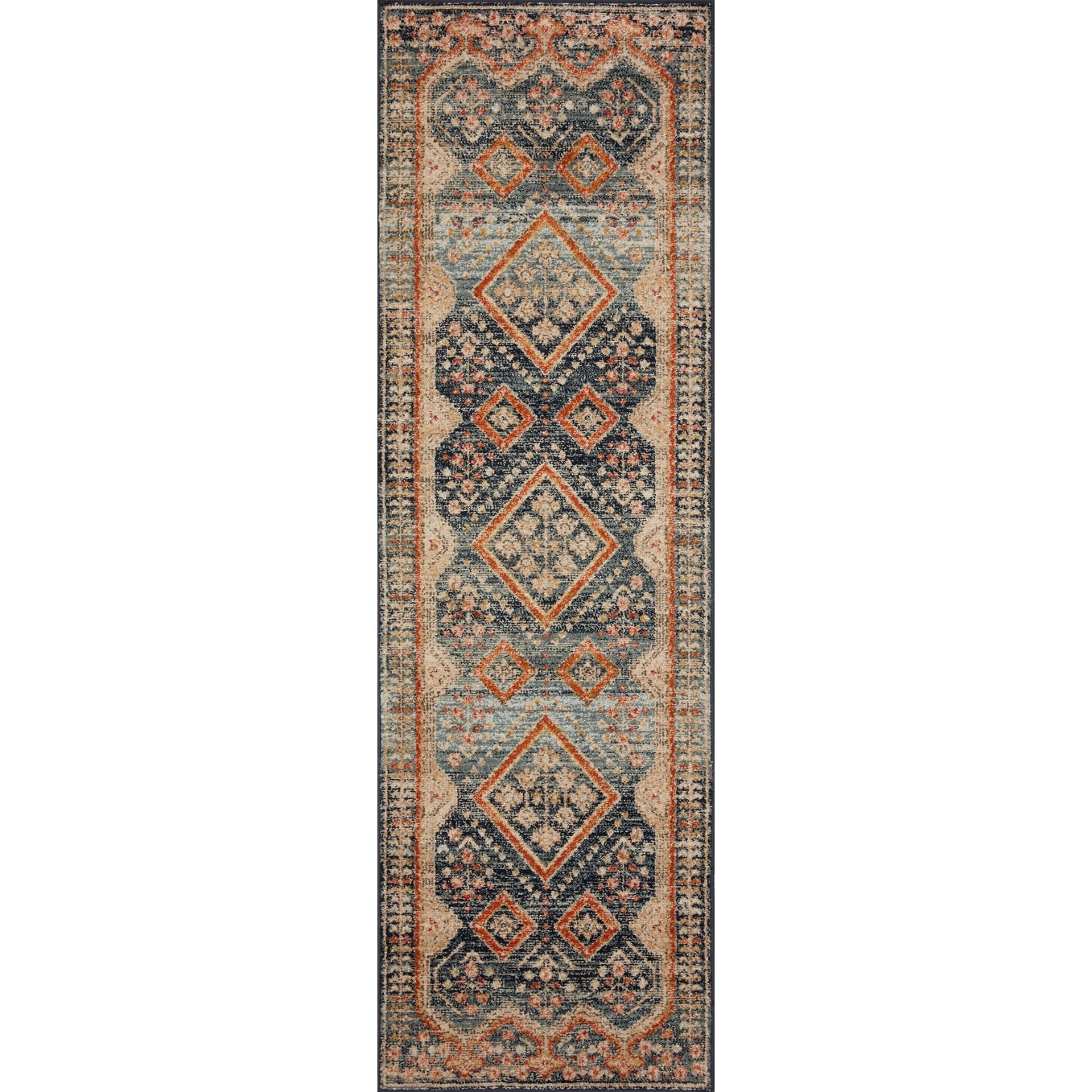 Tappeto Alexander Home Luxe Ornate Antiqued Distressed