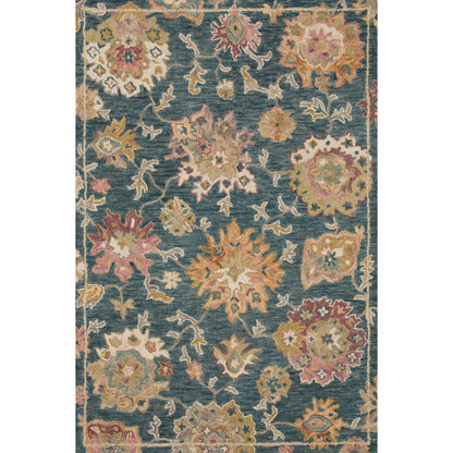 Tappeto Alexander Home Megan Floral lavorato a mano in lana al 100%