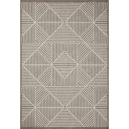 Tappeto moderno geometrico per interni/esterni Renee di Alexander Home