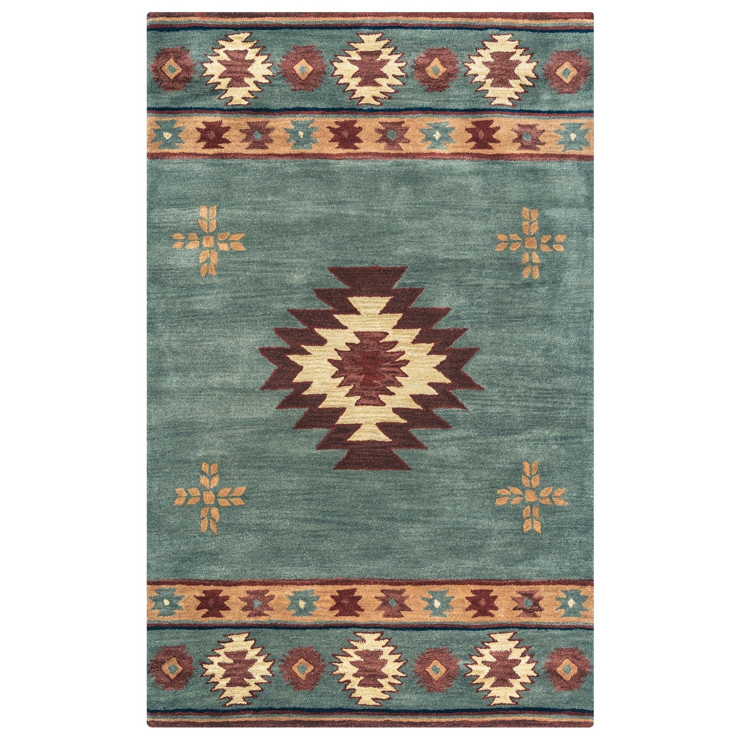 Tappeto in lana annodato a mano Alora Decor Ryder Southwestern