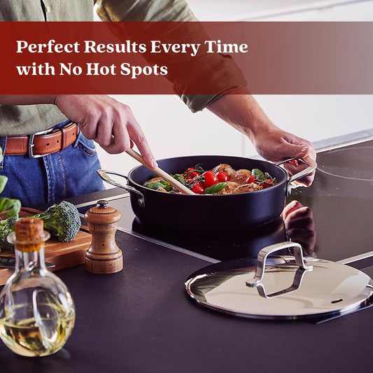 Set di pentole in acciaio inossidabile e ceramica antiaderente Alva Maestro