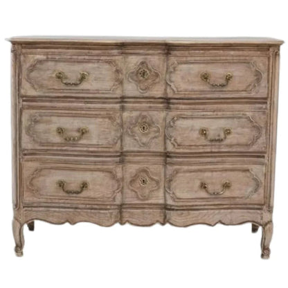 Cassettiera antica in rovere belga, circa 1820