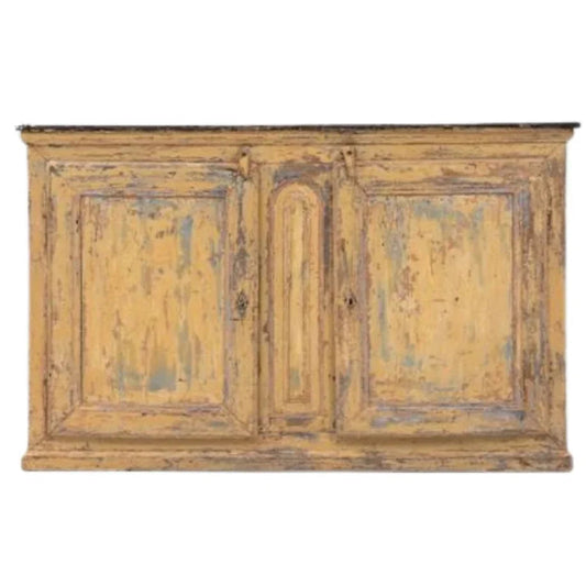 Antica credenza francese in stile provinciale in patina, circa 1830