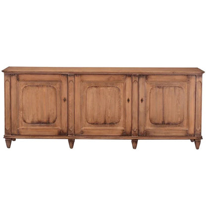 Buffet in stile fattoria in legno anticato