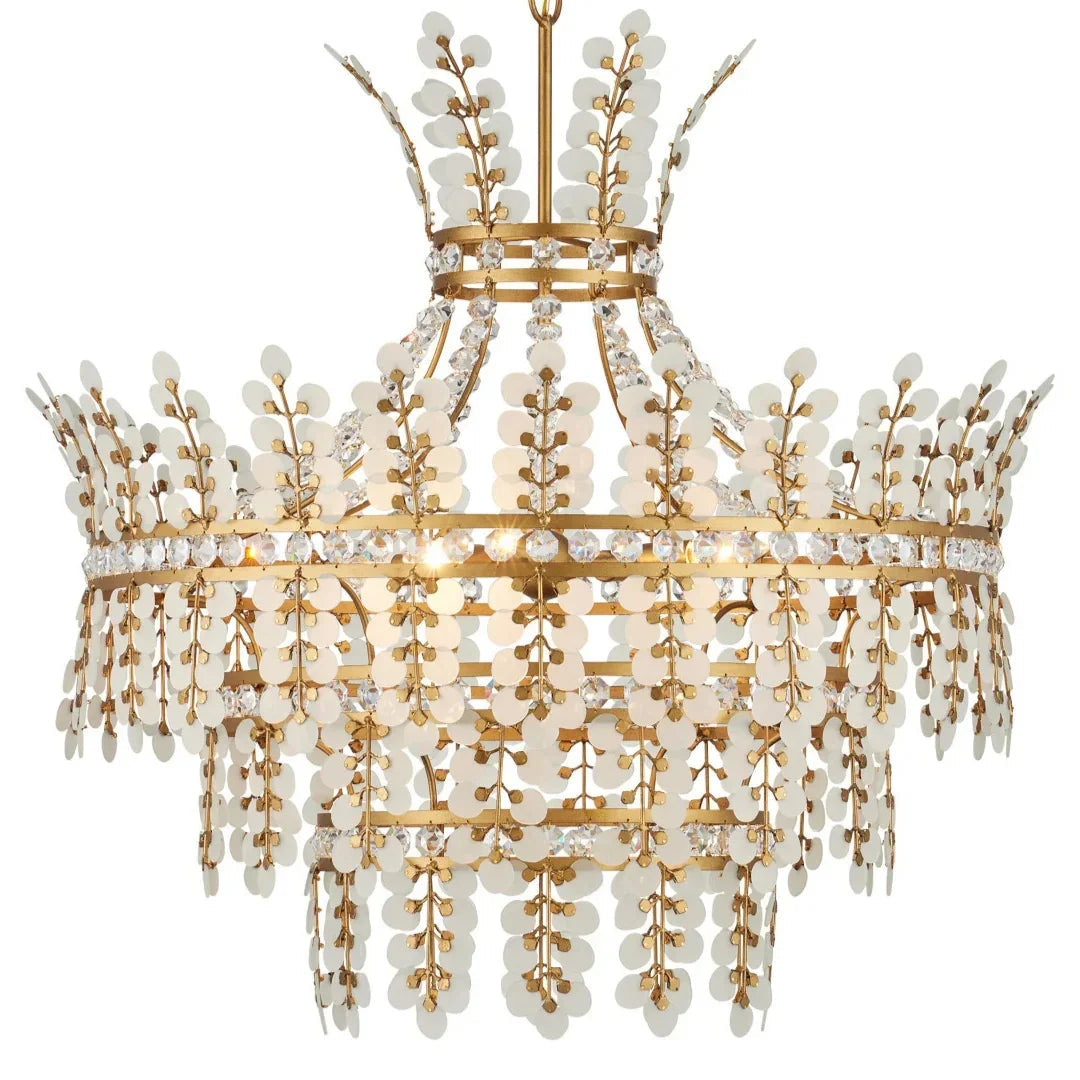 Lampadario in cristallo Art Déco