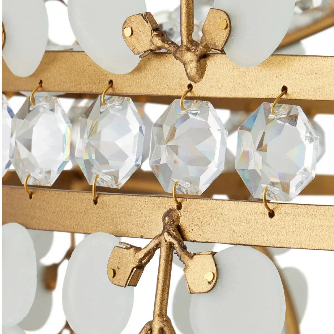 Lampadario in cristallo Art Déco