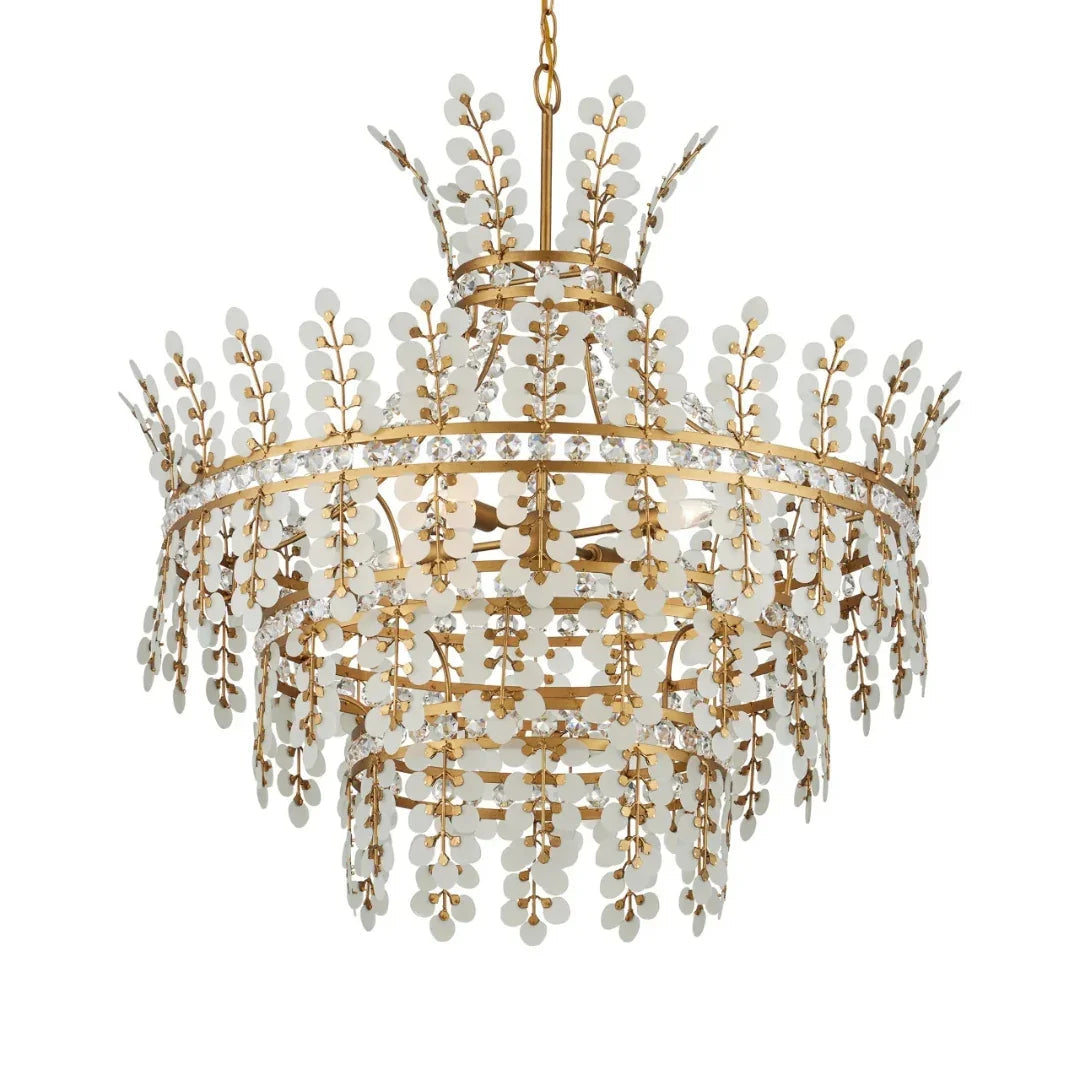 Lampadario in cristallo Art Déco