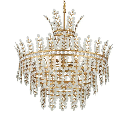 Lampadario in cristallo Art Déco