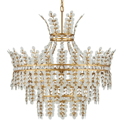 Lampadario in cristallo Art Déco