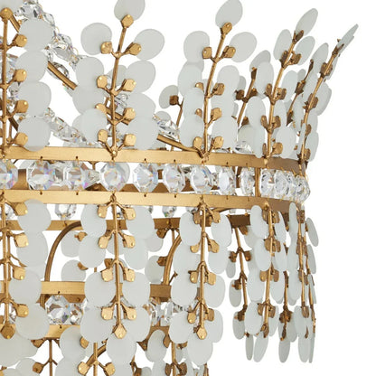 Lampadario in cristallo Art Déco