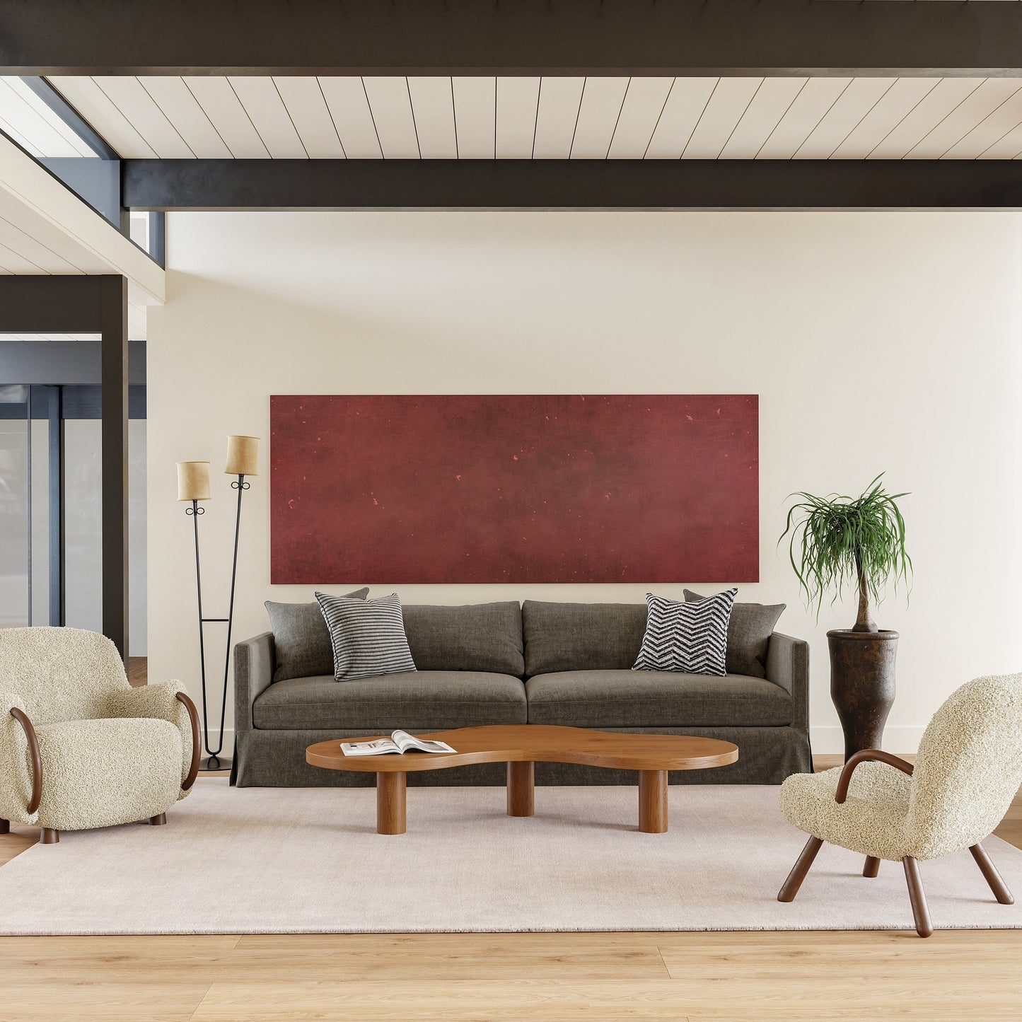 Tappeto in misto lana Nuloom Arrel Speckled