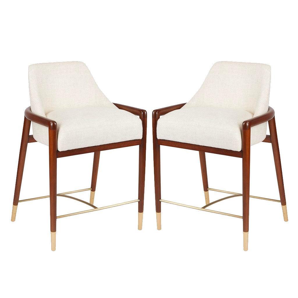 Sgabello da bar Atlas di metà secolo