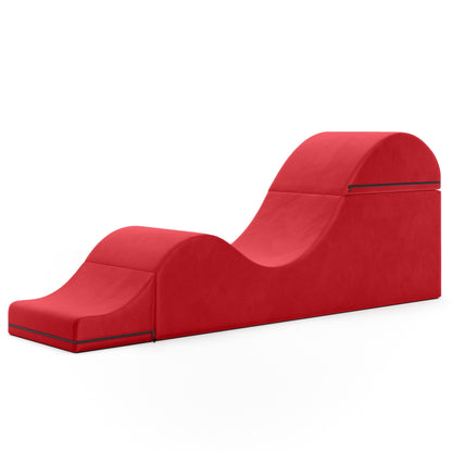 Chaise longue convertibile Avana Kami / Yoga e massaggio - Pouf 2 in 1 con poltrona da yoga pieghevole nascosta, microvelluto - N/D
