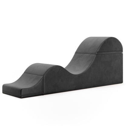 Chaise longue convertibile Avana Kami / Yoga e massaggio - Pouf 2 in 1 con poltrona da yoga pieghevole nascosta, microvelluto - N/D