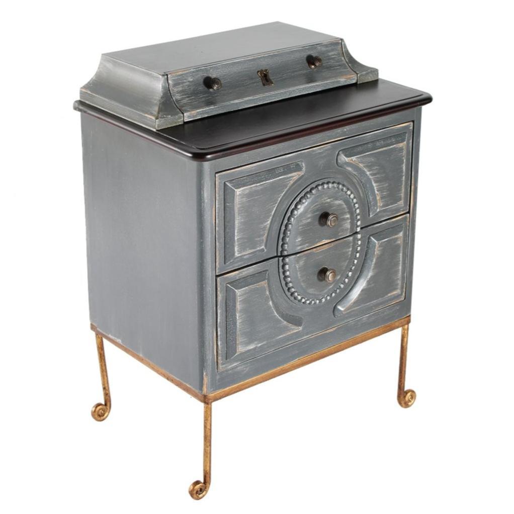 Comodino con cassetto segreto francese