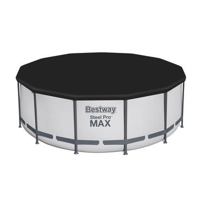 Piscina fuori terra rotonda Bestway Steel Pro MAX con pompa e copertura