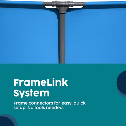 Piscina fuori terra rotonda Bestway Steel Pro MAX con pompa e copertura