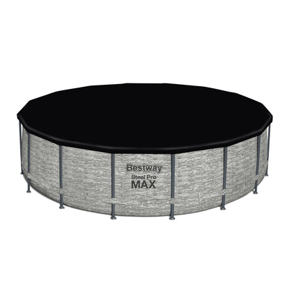 Piscina fuori terra rotonda Bestway Steel Pro MAX con pompa e copertura
