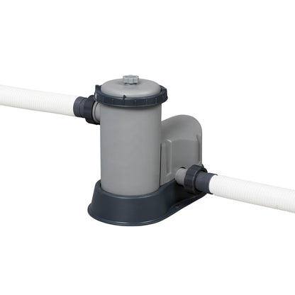 Piscina fuori terra rotonda Bestway Steel Pro MAX con pompa e copertura