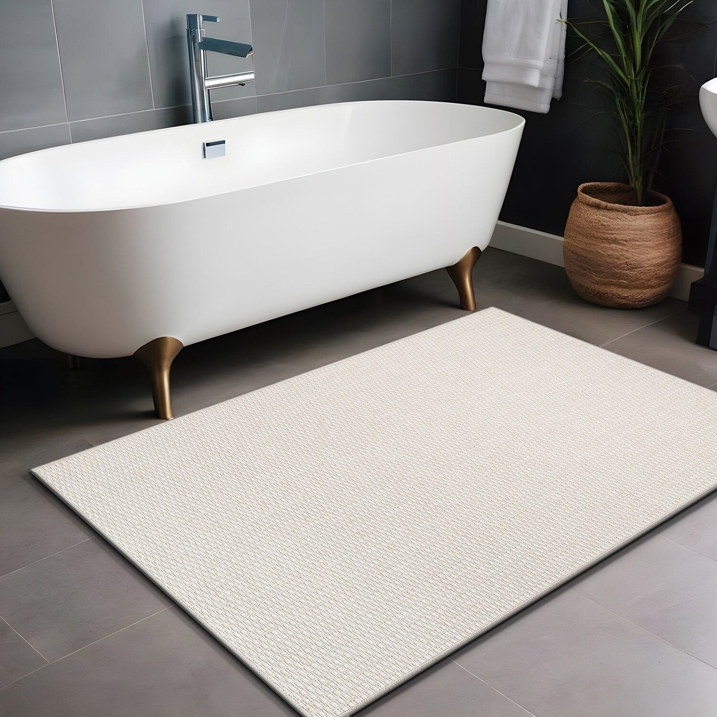 Tappeto Beverly in iuta anti-pelo, facile da pulire