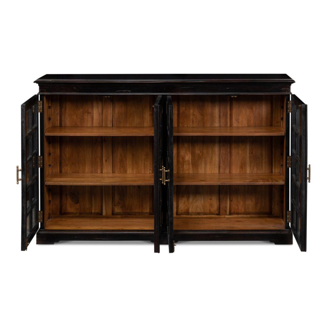 Buffet di campagna francese nero