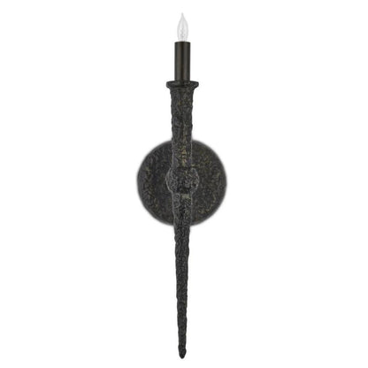 Applique da parete nera medievale