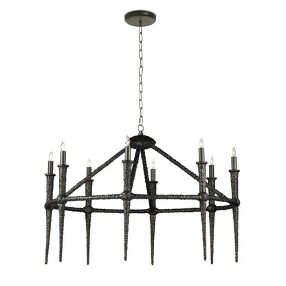 Lampadario in bronzo invecchiato Blackthorn