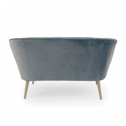 Panca in velluto blu Moda