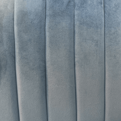 Panca in velluto blu Moda