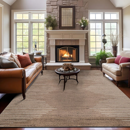 Tappeto a righe bohémien