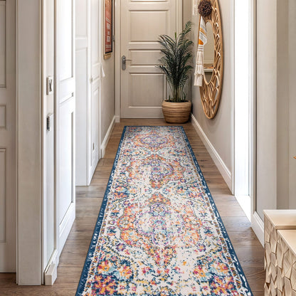 Tappeto a righe bohémien