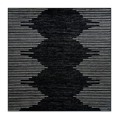 Tappeto a righe bohémien