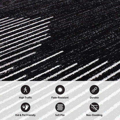 Tappeto a righe bohémien